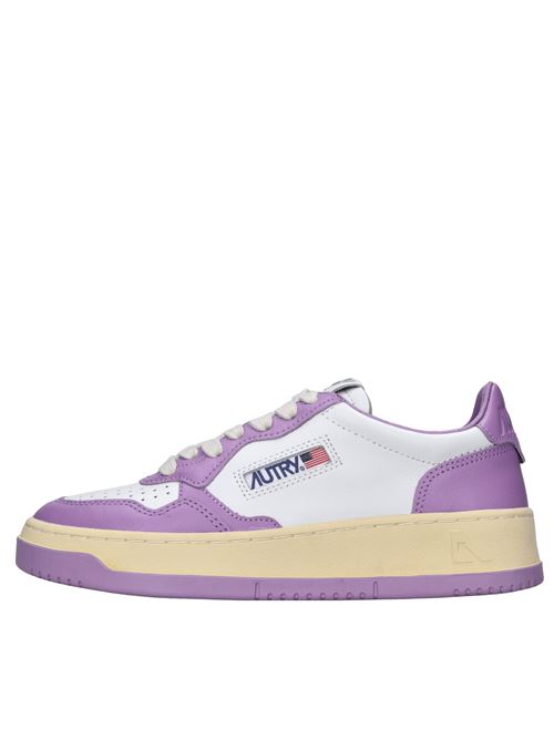 Sneakers in pelle AUTRY | AULW WB43BIANCO-LAVANDA